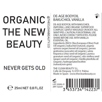 never gets old | antiage body oil | bio-organic freeshipping - THE CLEAN BEAUTY.CO